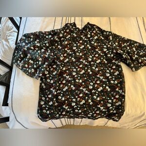 Fall see-thru blouse